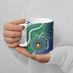Warriors NAIDOC Week 2026 Personalised Ceramic Mug 50 Years of Deadly Aboriginal Art