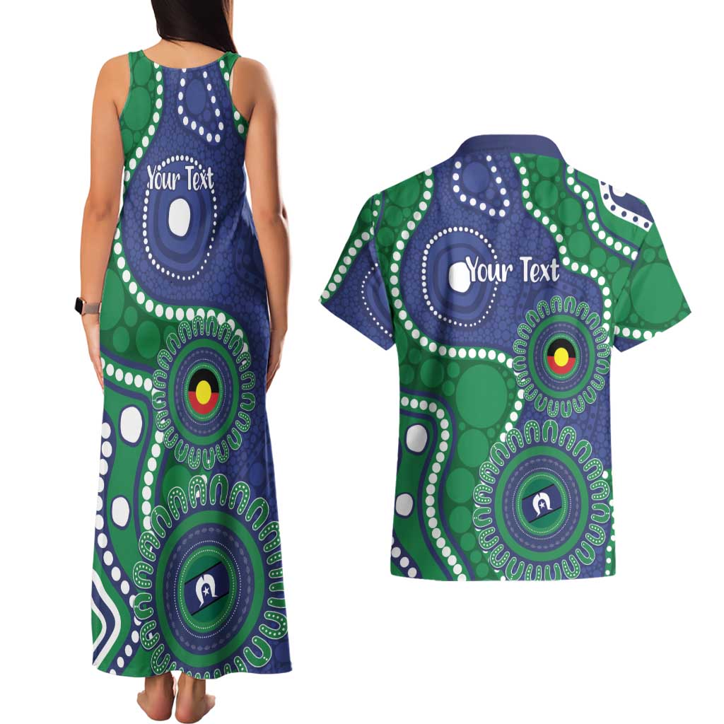 Warriors NAIDOC Week 2026 Personalised Couples Matching Tank Maxi Dress and Hawaiian Shirt 50 Years of Deadly Aboriginal Art