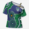 Warriors NAIDOC Week 2026 Personalised Cross Shoulder Shirt 50 Years of Deadly Aboriginal Art