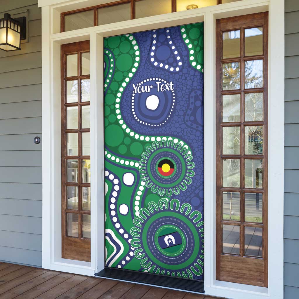 Warriors NAIDOC Week 2026 Personalised Door Cover 50 Years of Deadly Aboriginal Art