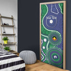 Warriors NAIDOC Week 2026 Personalised Door Cover 50 Years of Deadly Aboriginal Art