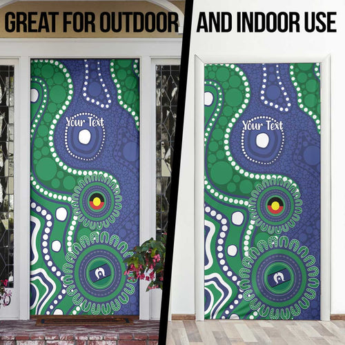 Warriors NAIDOC Week 2026 Personalised Door Cover 50 Years of Deadly Aboriginal Art