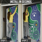 Warriors NAIDOC Week 2026 Personalised Door Cover 50 Years of Deadly Aboriginal Art