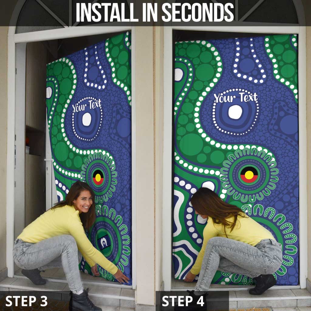 Warriors NAIDOC Week 2026 Personalised Door Cover 50 Years of Deadly Aboriginal Art