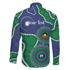 Warriors NAIDOC Week 2026 Personalised Family Matching Long Sleeve Bodycon Dress and Hawaiian Shirt 50 Years of Deadly Aboriginal Art