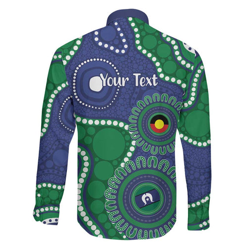Warriors NAIDOC Week 2026 Personalised Family Matching Off Shoulder Short Dress and Hawaiian Shirt 50 Years of Deadly Aboriginal Art