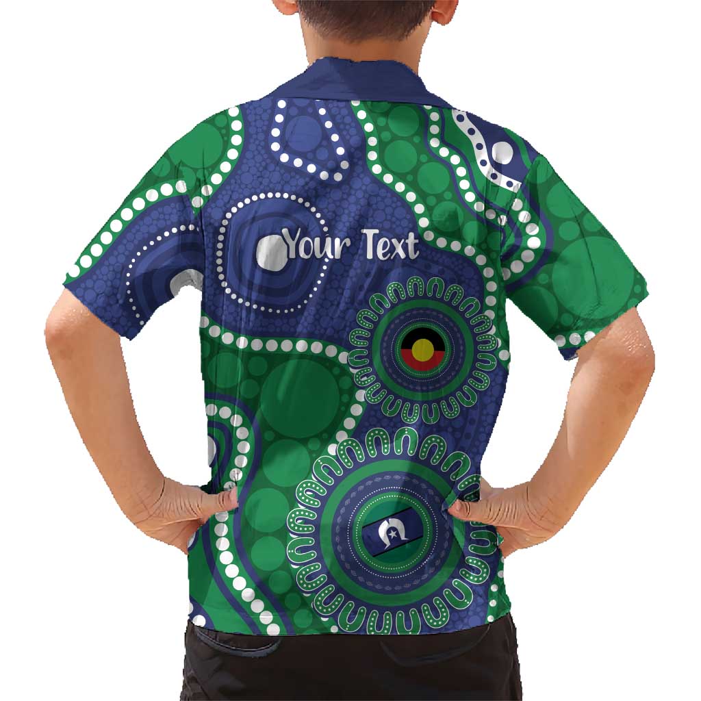 Warriors NAIDOC Week 2026 Personalised Family Matching Puletasi and Hawaiian Shirt 50 Years of Deadly Aboriginal Art