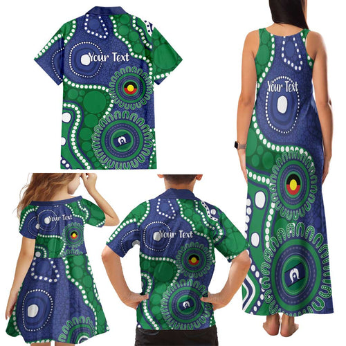 Warriors NAIDOC Week 2026 Personalised Family Matching Tank Maxi Dress and Hawaiian Shirt 50 Years of Deadly Aboriginal Art