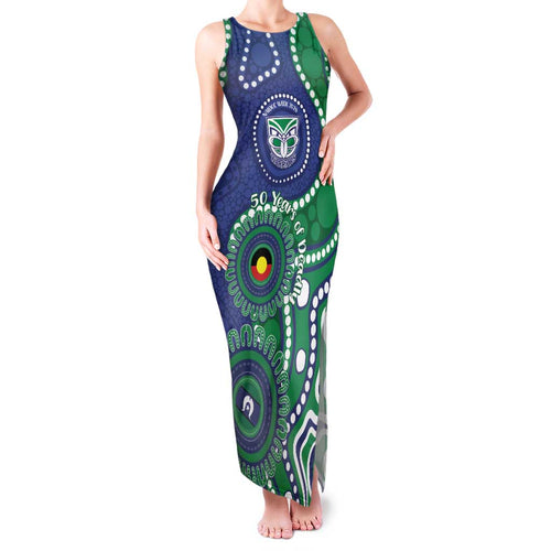 Warriors NAIDOC Week 2026 Personalised Family Matching Tank Maxi Dress and Hawaiian Shirt 50 Years of Deadly Aboriginal Art