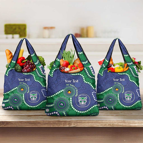 Warriors NAIDOC Week 2026 Personalised Grocery Bag 50 Years of Deadly Aboriginal Art