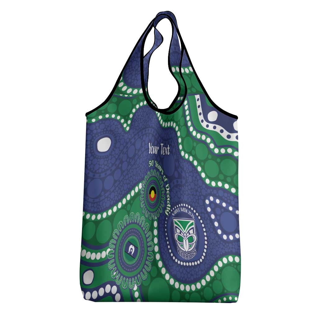 Warriors NAIDOC Week 2026 Personalised Grocery Bag 50 Years of Deadly Aboriginal Art