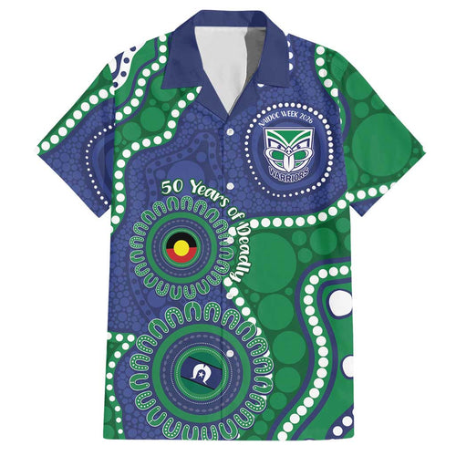 Warriors NAIDOC Week 2026 Personalised Hawaiian Shirt 50 Years of Deadly Aboriginal Art