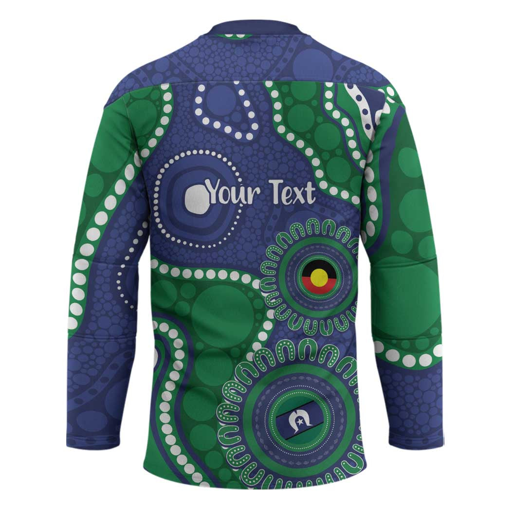 Warriors NAIDOC Week 2026 Personalised Hockey Jersey 50 Years of Deadly Aboriginal Art