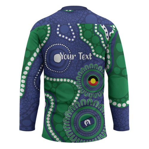 Warriors NAIDOC Week 2026 Personalised Hockey Jersey 50 Years of Deadly Aboriginal Art