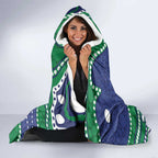Warriors NAIDOC Week 2026 Personalised Hooded Blanket 50 Years of Deadly Aboriginal Art