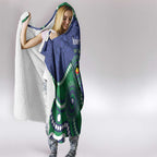 Warriors NAIDOC Week 2026 Personalised Hooded Blanket 50 Years of Deadly Aboriginal Art