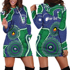 Warriors NAIDOC Week 2026 Personalised Hoodie Dress 50 Years of Deadly Aboriginal Art