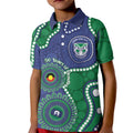 Warriors NAIDOC Week 2026 Personalised Kid Polo Shirt 50 Years of Deadly Aboriginal Art