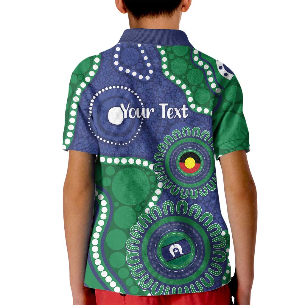 Warriors NAIDOC Week 2026 Personalised Kid Polo Shirt 50 Years of Deadly Aboriginal Art
