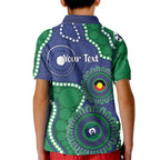 Warriors NAIDOC Week 2026 Personalised Kid Polo Shirt 50 Years of Deadly Aboriginal Art