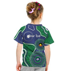 Warriors NAIDOC Week 2026 Personalised Kid T Shirt 50 Years of Deadly Aboriginal Art