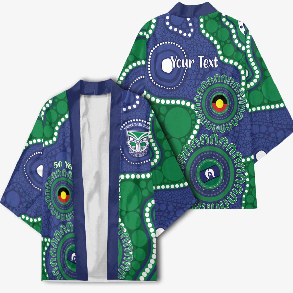 Warriors NAIDOC Week 2026 Personalised Kimono 50 Years of Deadly Aboriginal Art