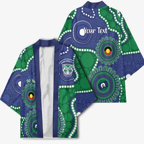 Warriors NAIDOC Week 2026 Personalised Kimono 50 Years of Deadly Aboriginal Art