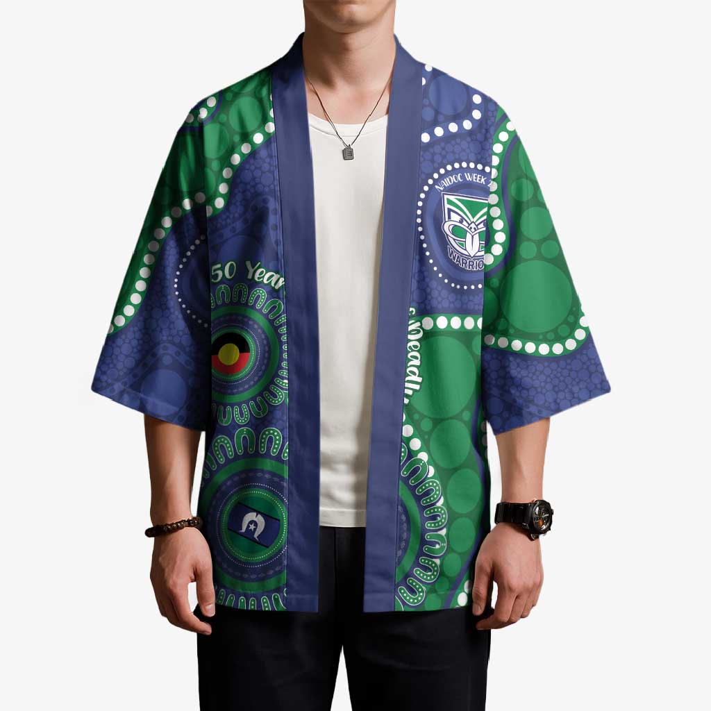 Warriors NAIDOC Week 2026 Personalised Kimono 50 Years of Deadly Aboriginal Art