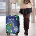 Warriors NAIDOC Week 2026 Personalised Luggage Cover 50 Years of Deadly Aboriginal Art