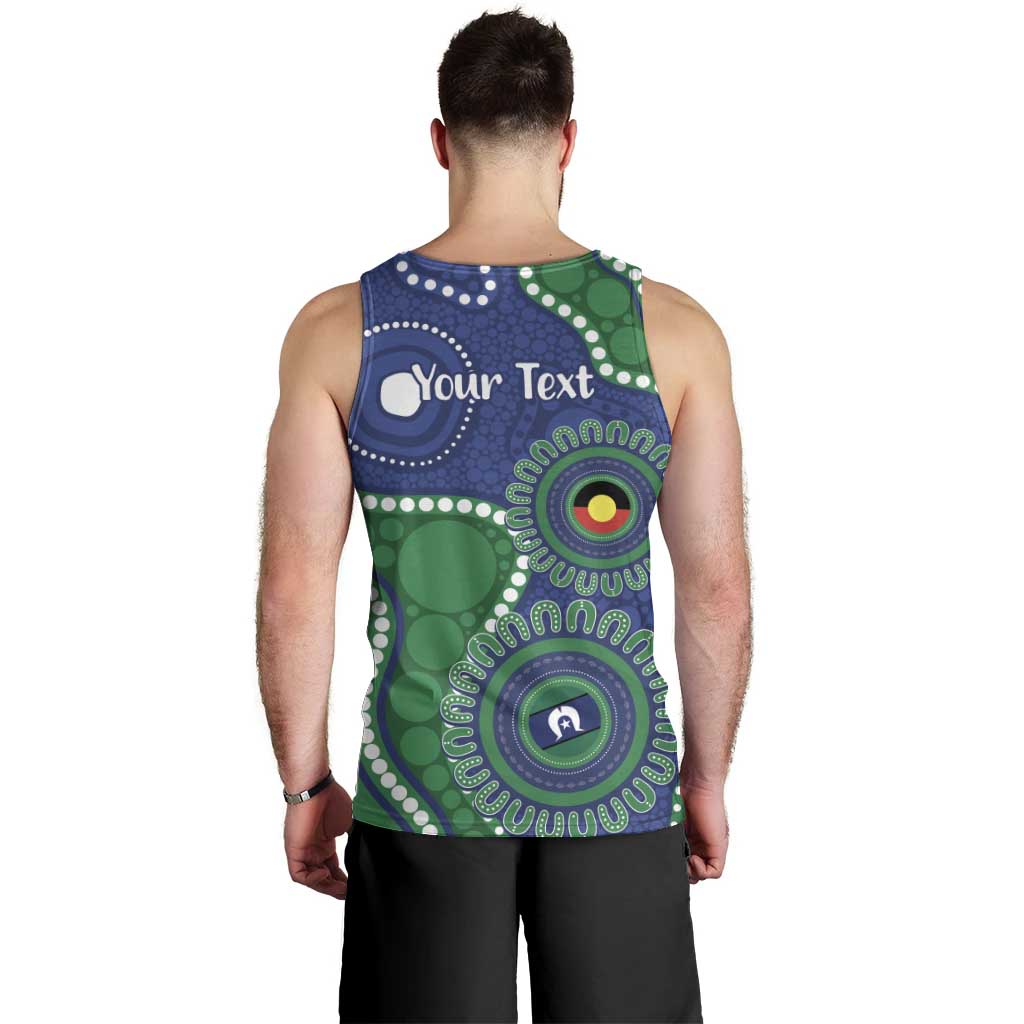 Warriors NAIDOC Week 2026 Personalised Men Tank Top 50 Years of Deadly Aboriginal Art