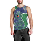Warriors NAIDOC Week 2026 Personalised Men Tank Top 50 Years of Deadly Aboriginal Art