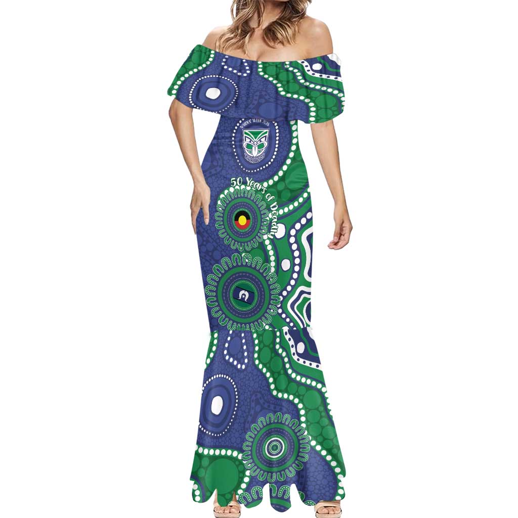 Warriors NAIDOC Week 2026 Personalised Mermaid Dress 50 Years of Deadly Aboriginal Art