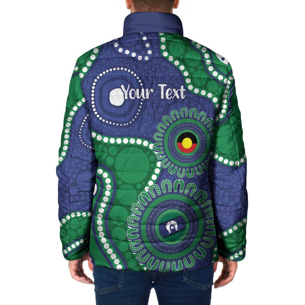 Warriors NAIDOC Week 2026 Personalised Padded Jacket 50 Years of Deadly Aboriginal Art