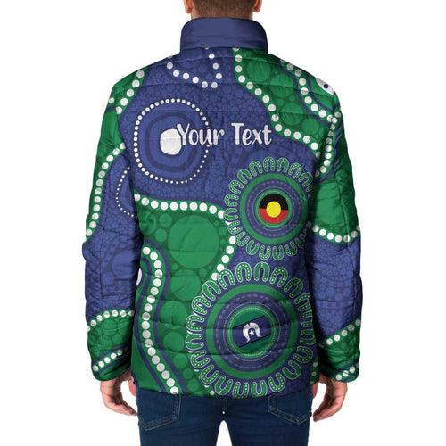 Warriors NAIDOC Week 2026 Personalised Padded Jacket 50 Years of Deadly Aboriginal Art
