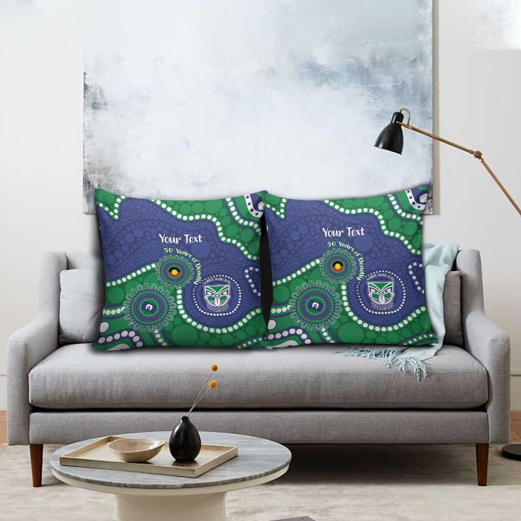 Warriors NAIDOC Week 2026 Personalised Pillow Cover 50 Years of Deadly Aboriginal Art