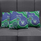 Warriors NAIDOC Week 2026 Personalised Pillow Cover 50 Years of Deadly Aboriginal Art