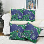 Warriors NAIDOC Week 2026 Personalised Pillow Cover 50 Years of Deadly Aboriginal Art