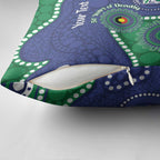 Warriors NAIDOC Week 2026 Personalised Pillow Cover 50 Years of Deadly Aboriginal Art