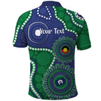 Warriors NAIDOC Week 2026 Personalised Polo Shirt 50 Years of Deadly Aboriginal Art