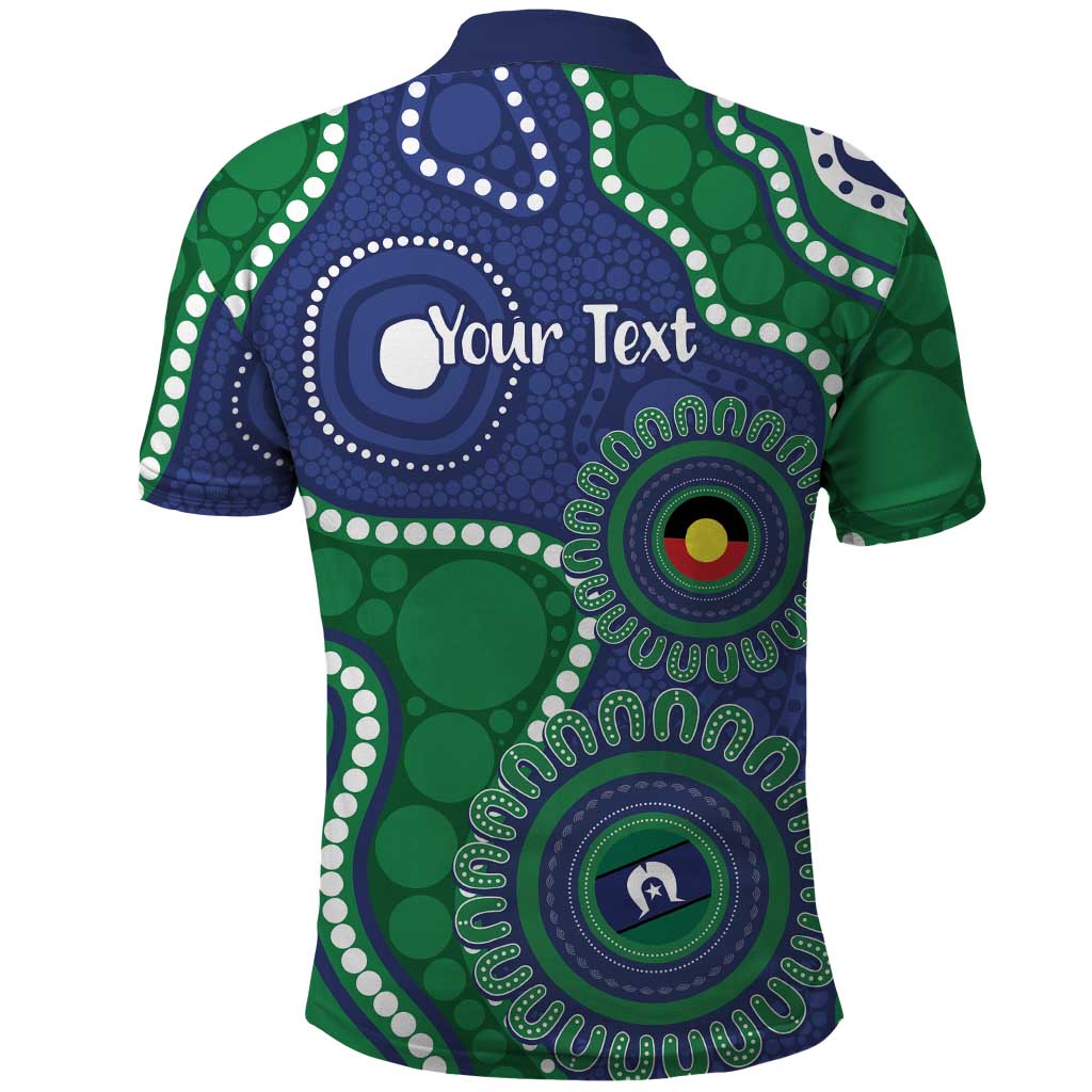 Warriors NAIDOC Week 2026 Personalised Polo Shirt 50 Years of Deadly Aboriginal Art