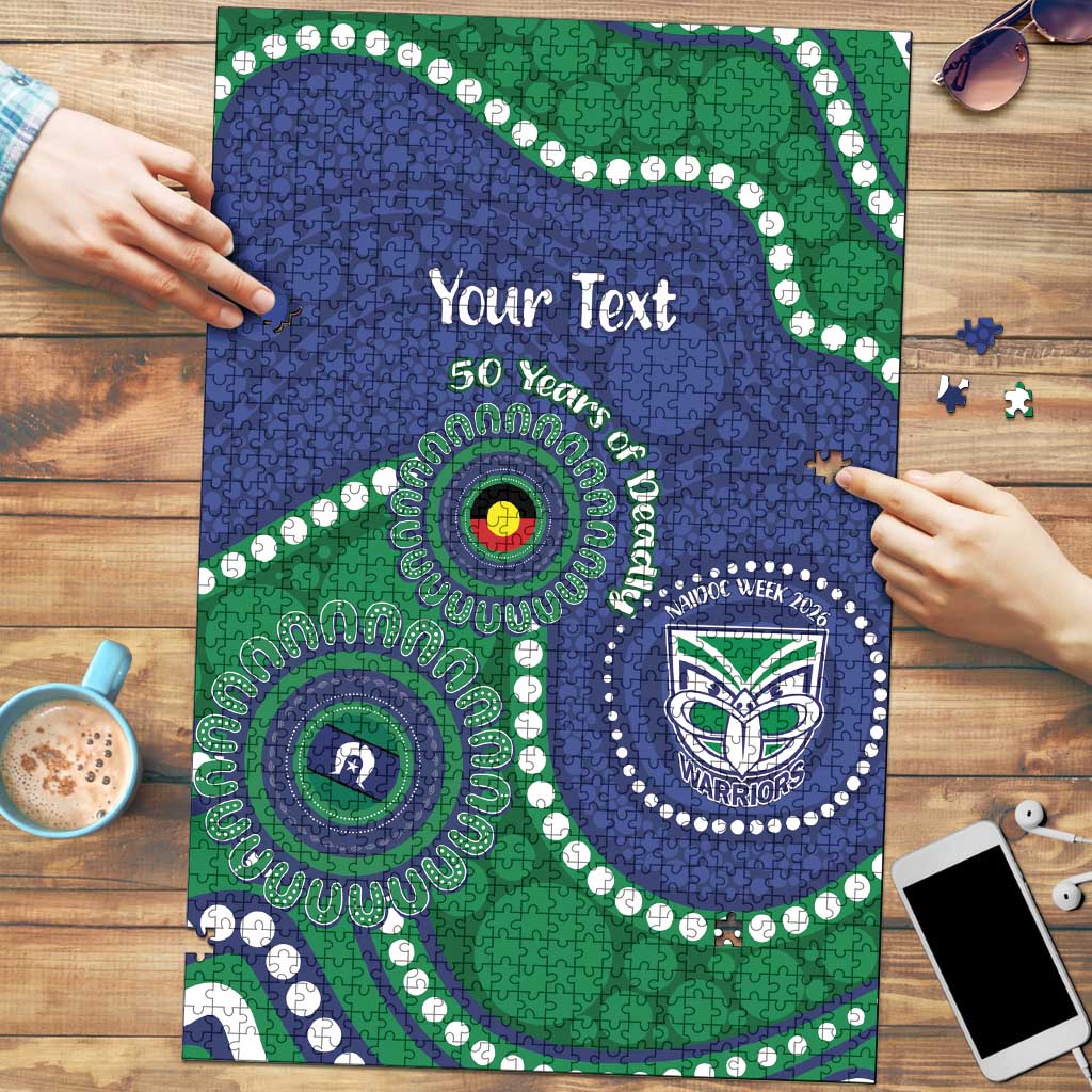 Warriors NAIDOC Week 2026 Personalised Puzzle 50 Years of Deadly Aboriginal Art