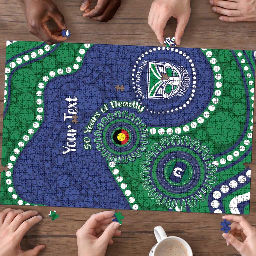 Warriors NAIDOC Week 2026 Personalised Puzzle 50 Years of Deadly Aboriginal Art