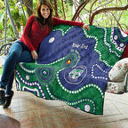 Warriors NAIDOC Week 2026 Personalised Quilt 50 Years of Deadly Aboriginal Art