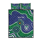 Warriors NAIDOC Week 2026 Personalised Quilt Bed Set 50 Years of Deadly Aboriginal Art