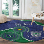 Warriors NAIDOC Week 2026 Personalised Round Carpet 50 Years of Deadly Aboriginal Art