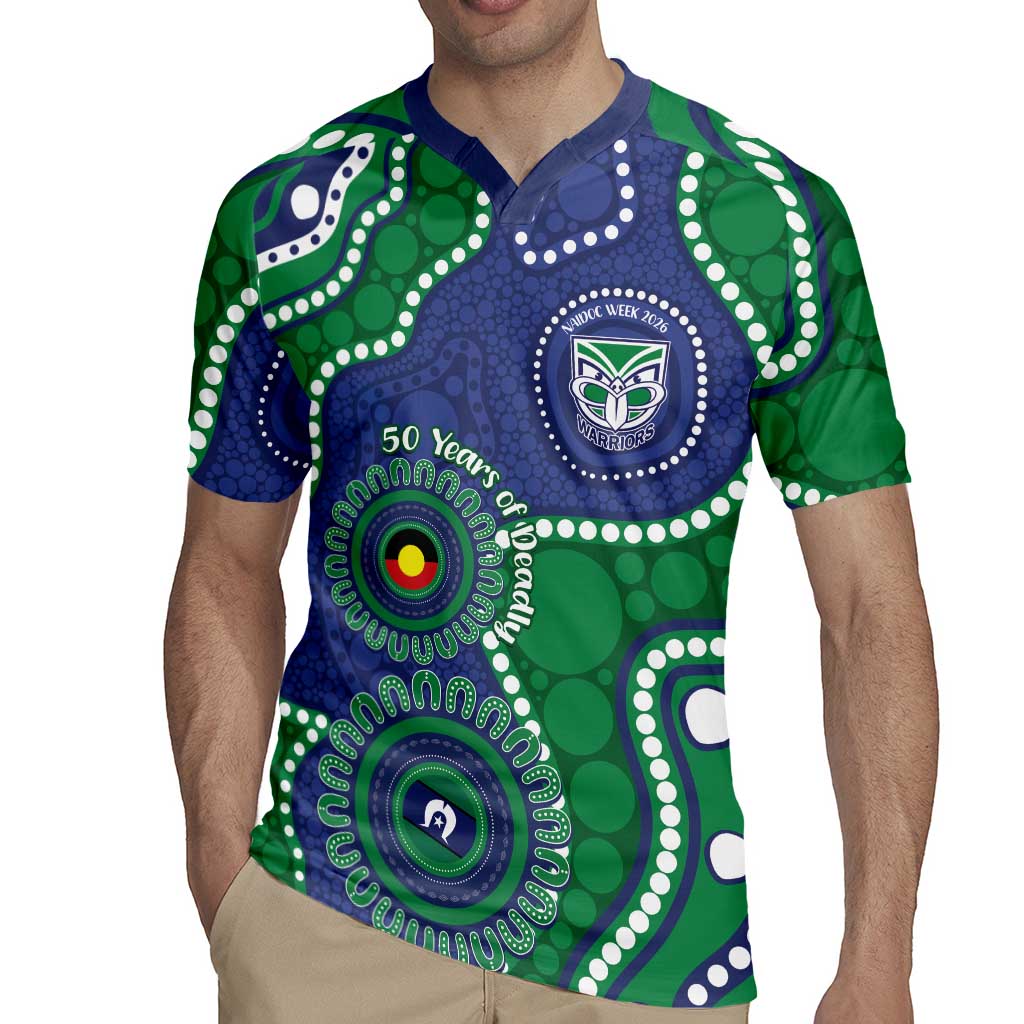 Warriors NAIDOC Week 2026 Personalised Rugby Jersey 50 Years of Deadly Aboriginal Art