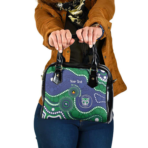 Warriors NAIDOC Week 2026 Personalised Shoulder Handbag 50 Years of Deadly Aboriginal Art