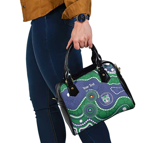 Warriors NAIDOC Week 2026 Personalised Shoulder Handbag 50 Years of Deadly Aboriginal Art