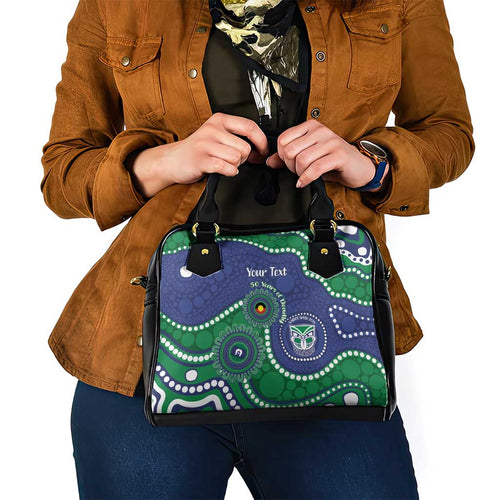 Warriors NAIDOC Week 2026 Personalised Shoulder Handbag 50 Years of Deadly Aboriginal Art