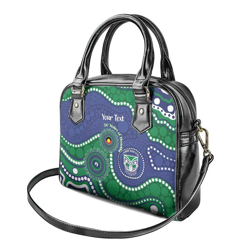 Warriors NAIDOC Week 2026 Personalised Shoulder Handbag 50 Years of Deadly Aboriginal Art